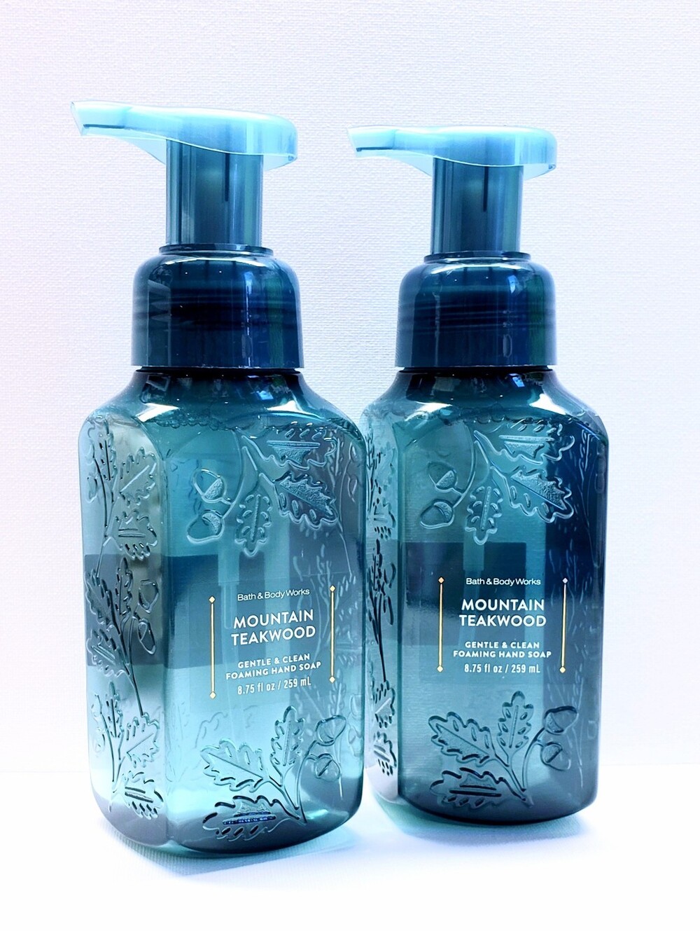 Bath & Body Works MOUNTAIN TEAKWOOD Gentle & Clean Foaming Hand Soap - 2 pcs